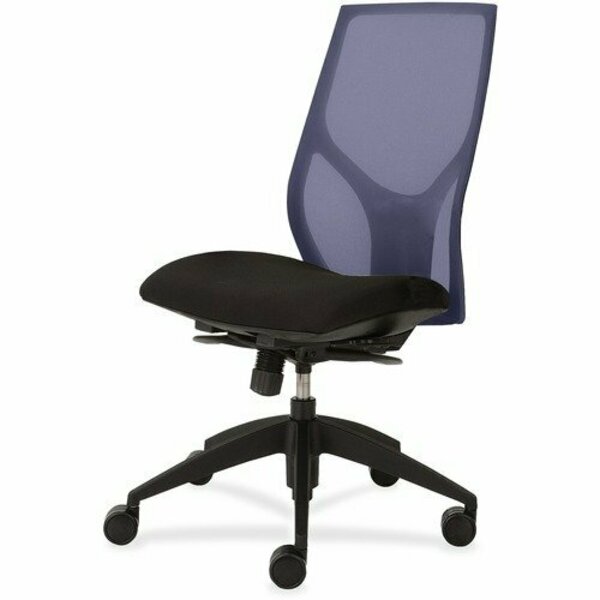 9To5 Seating Task Chair, Full Synchro, Armless, 25inx26inx39in-46in, BE/Onyx NTF1460Y300M601